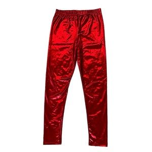 Iridescent Red Pants
